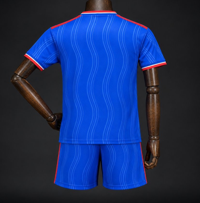 26/27 Kids Manchester United Away Blue Jersey