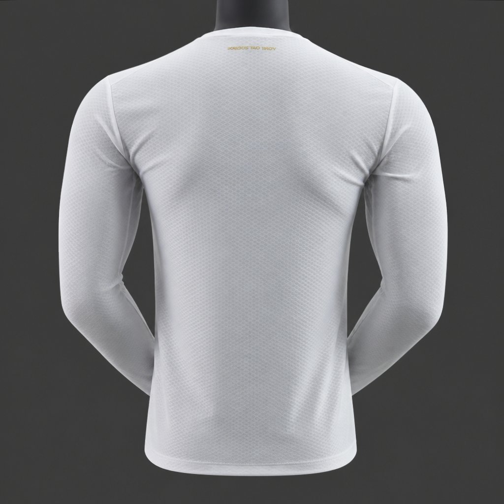 26/27 Olympique Marseille Home White Long Sleeve Jersey Player Version
