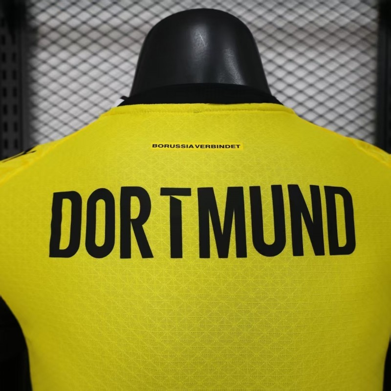 26/27 Player Version Borussia Dortmund Yellow with Black Trim Cup Jersey