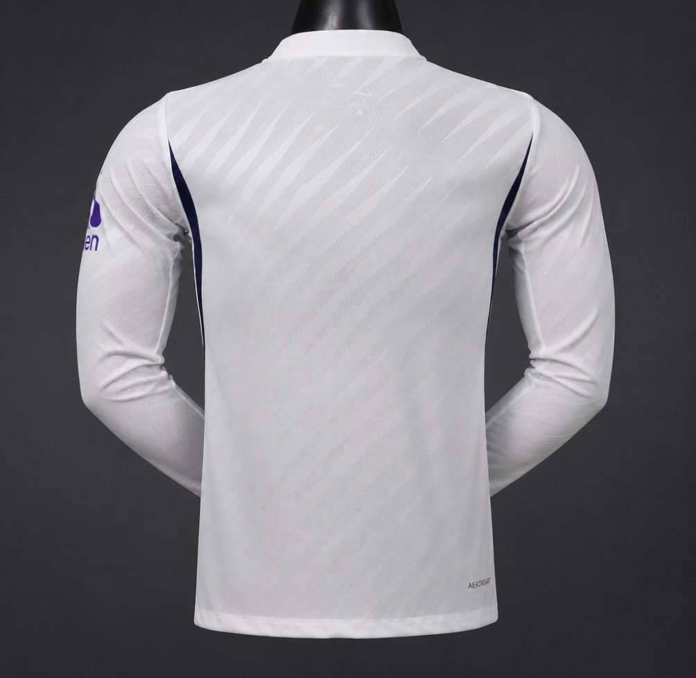 26/27 Tottenham Hotspur Long Sleeve Home White Jersey Player Version