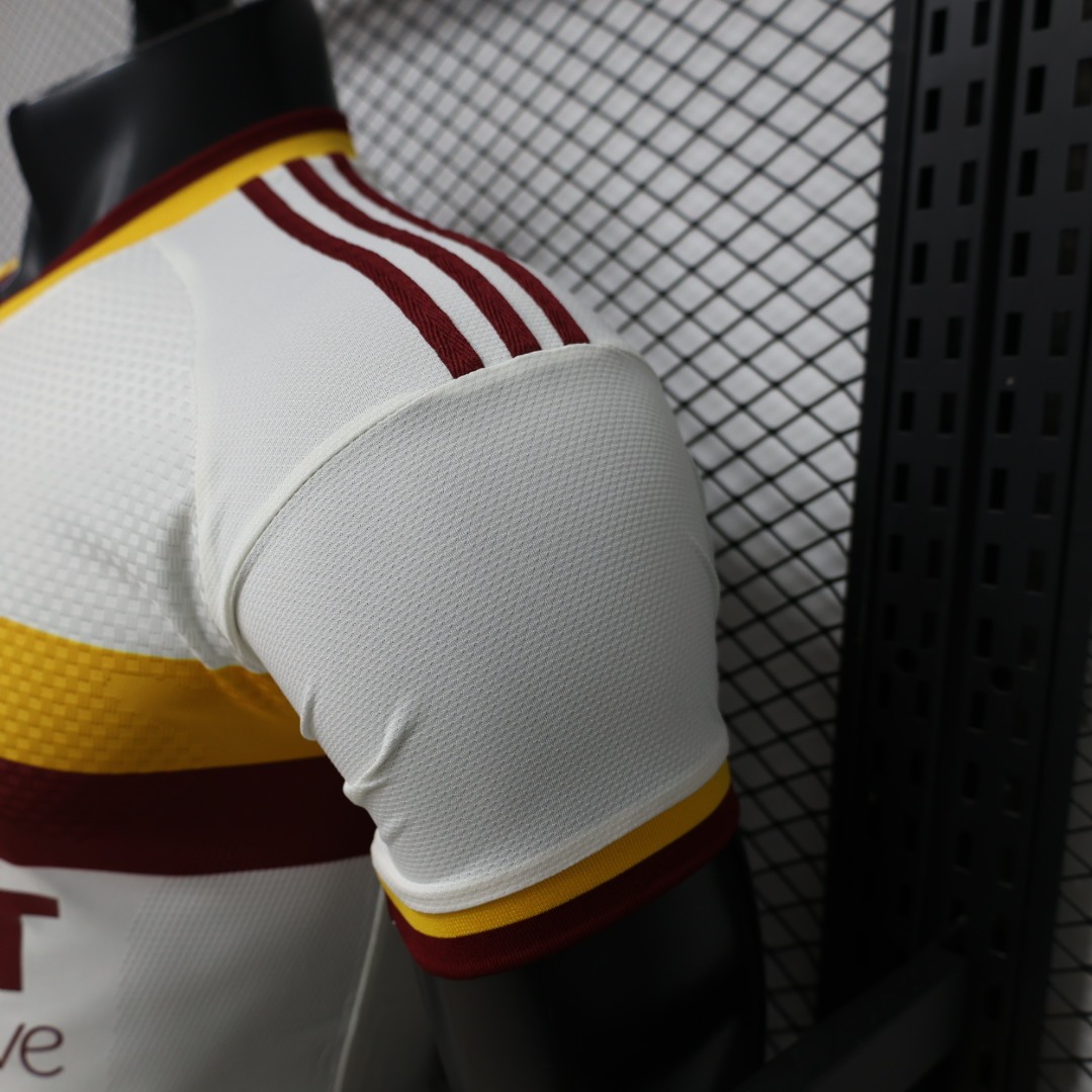 26-27 Roma Mens Away Kit Soccer Player Version T-Shirt