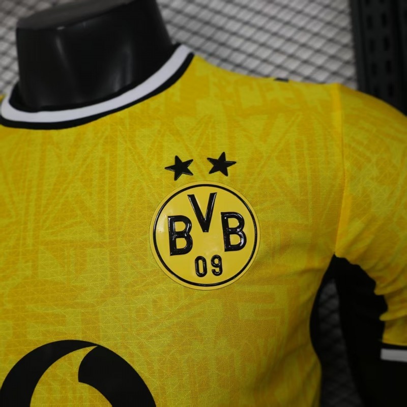 26/27 Player Version Borussia Dortmund Yellow with Black Trim Cup Jersey