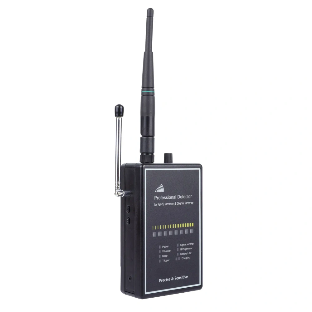 Vodasafe JD100 Handheld GPS Cellphone Signal Detector Wideband Detection 8-LED Indication Noise Filter Instant Trigger