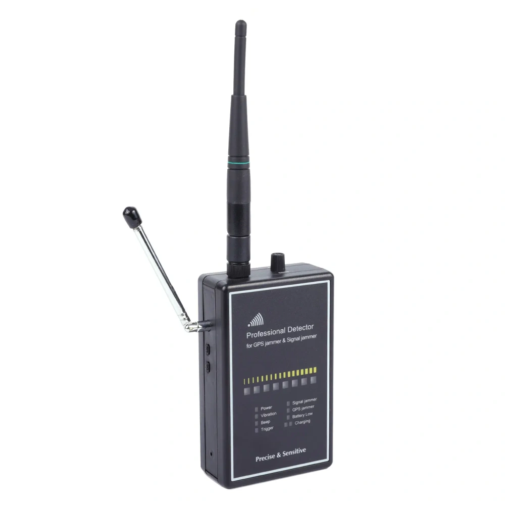 Vodasafe JD100 Handheld GPS Cellphone Signal Detector Wideband Detection 8-LED Indication Noise Filter Instant Trigger