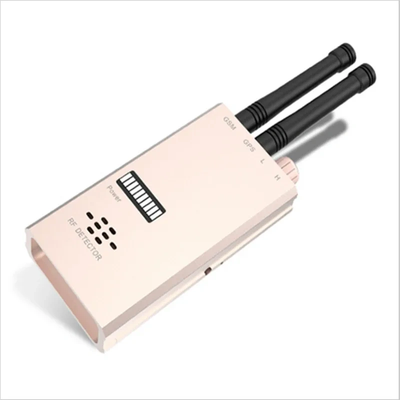 Wireless Signal Transmission Detector with GSM and GPS Dual Antenna for Counterintelligence with Voice Alarm, High Sensitivity