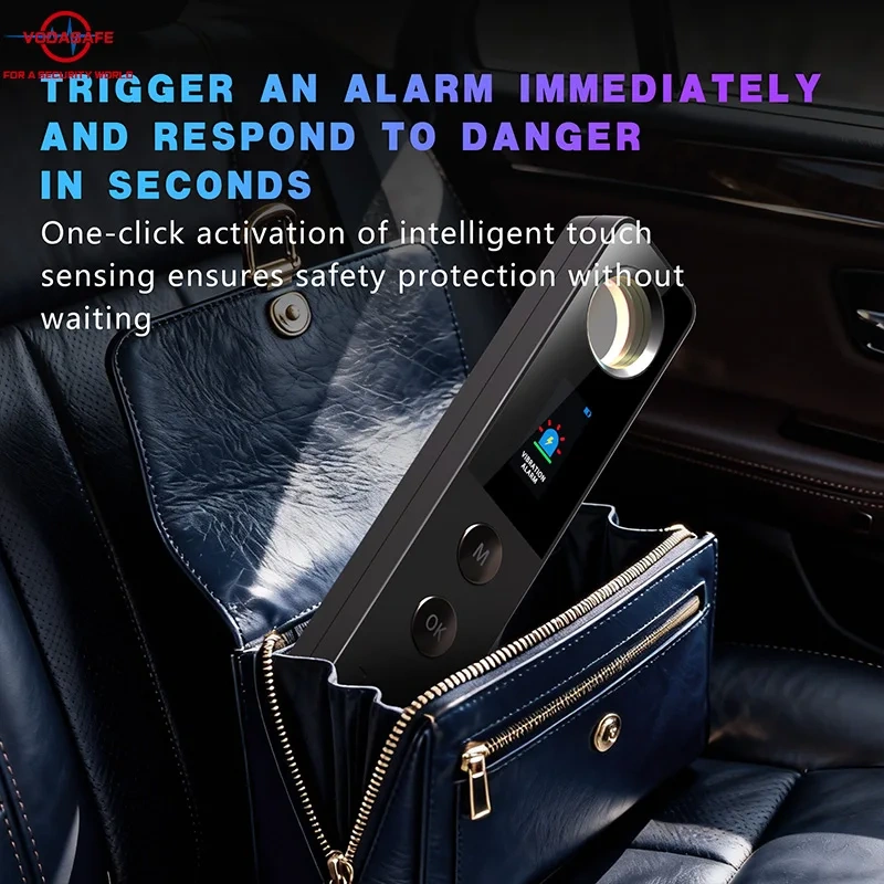 Vodasafe S55 Portable Spy Detector with Vibration Alarm for Hotel Security Hidden Devices Finder