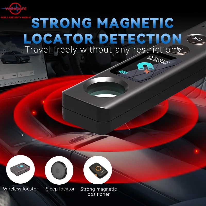Vodasafe S33 Anti Spy Detector Hidden Camera Finder RF Signal GPS Tracker Bug Lens Infrared Detection Security Alarm