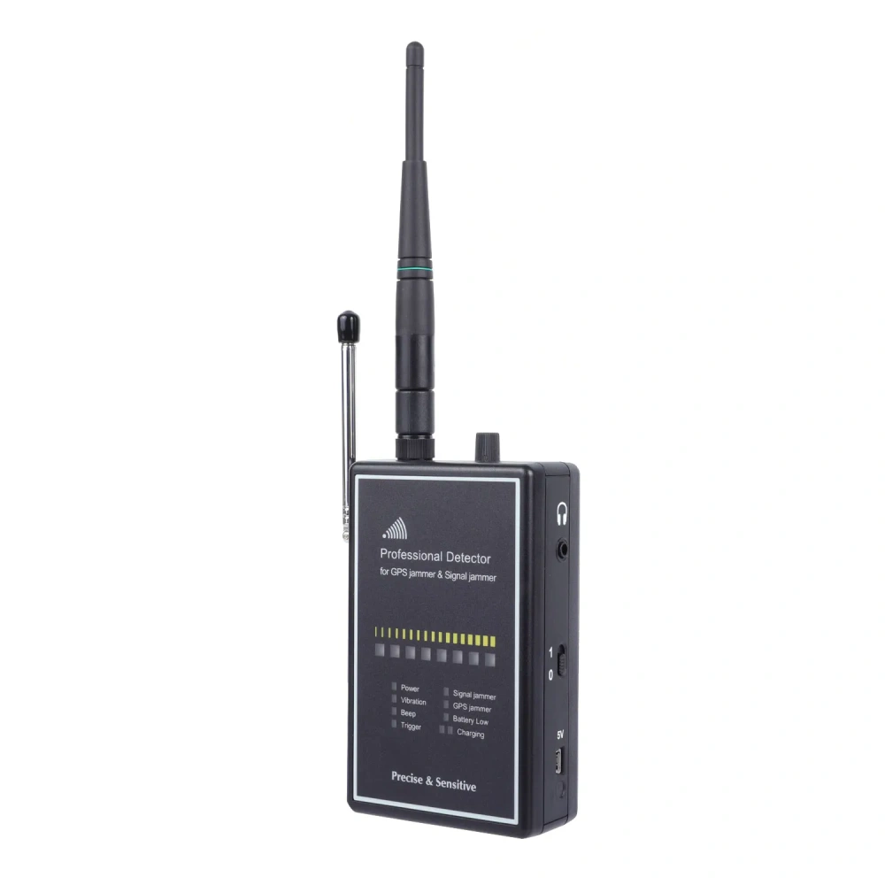 Vodasafe JD100 Handheld GPS Cellphone Signal Detector Wideband Detection 8-LED Indication Noise Filter Instant Trigger