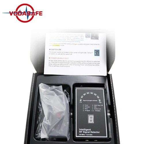 Signal Detector WiFi/3G/4G Hidden Camera Detector with Lens Detection 8-LED Signal Indicator Lights