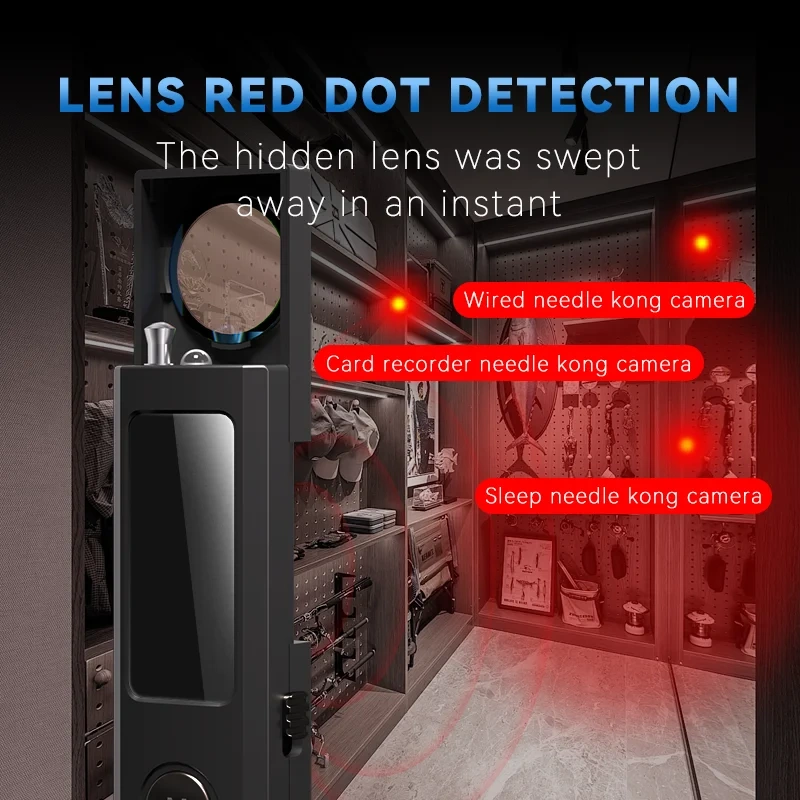 Vodasafe K13 Anti Spy Detector Hidden Camera Finder GPS Tracker Bug RF Signal Scanner