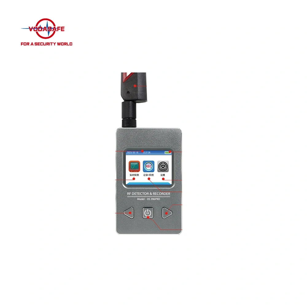 Vodasafe 966Pro Digital Filter Anti-False Alarm RF Signal Locator Essential for Privacy Protection