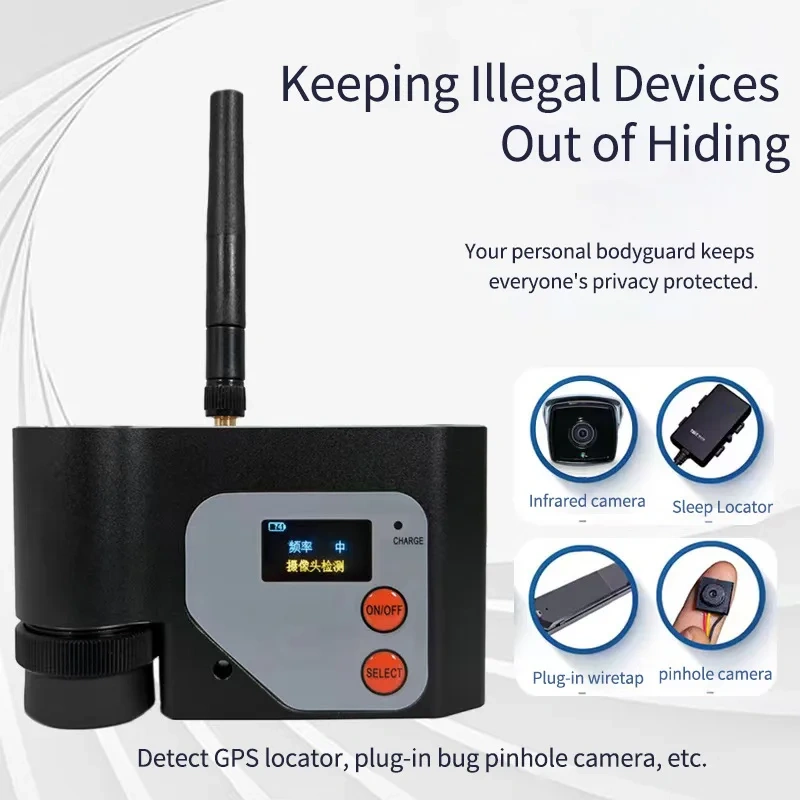 Vodasafe VS-331 Anti Spy Detector RF Signal Lens IR Camera Detector Multifunctional Privacy Protector