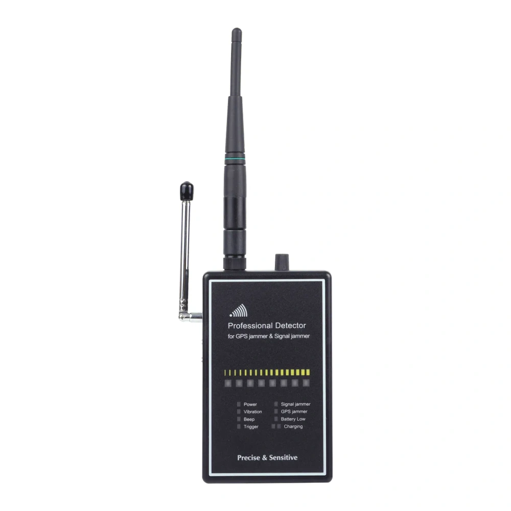 Vodasafe JD100 Handheld GPS Cellphone Signal Detector Wideband Detection 8-LED Indication Noise Filter Instant Trigger