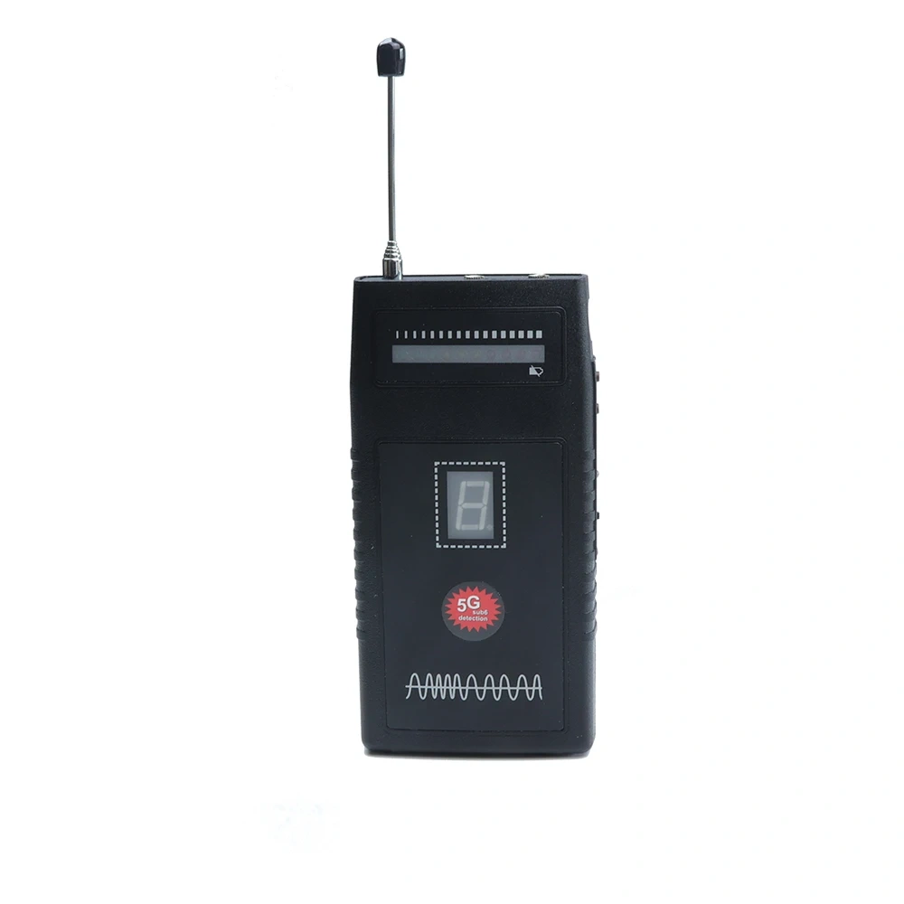 Professional RF Detector Vodasafe VS-8LNC+ 8 LED Indicator Vibration Alert Wireless Signal Finder 5G WiFi Camera
