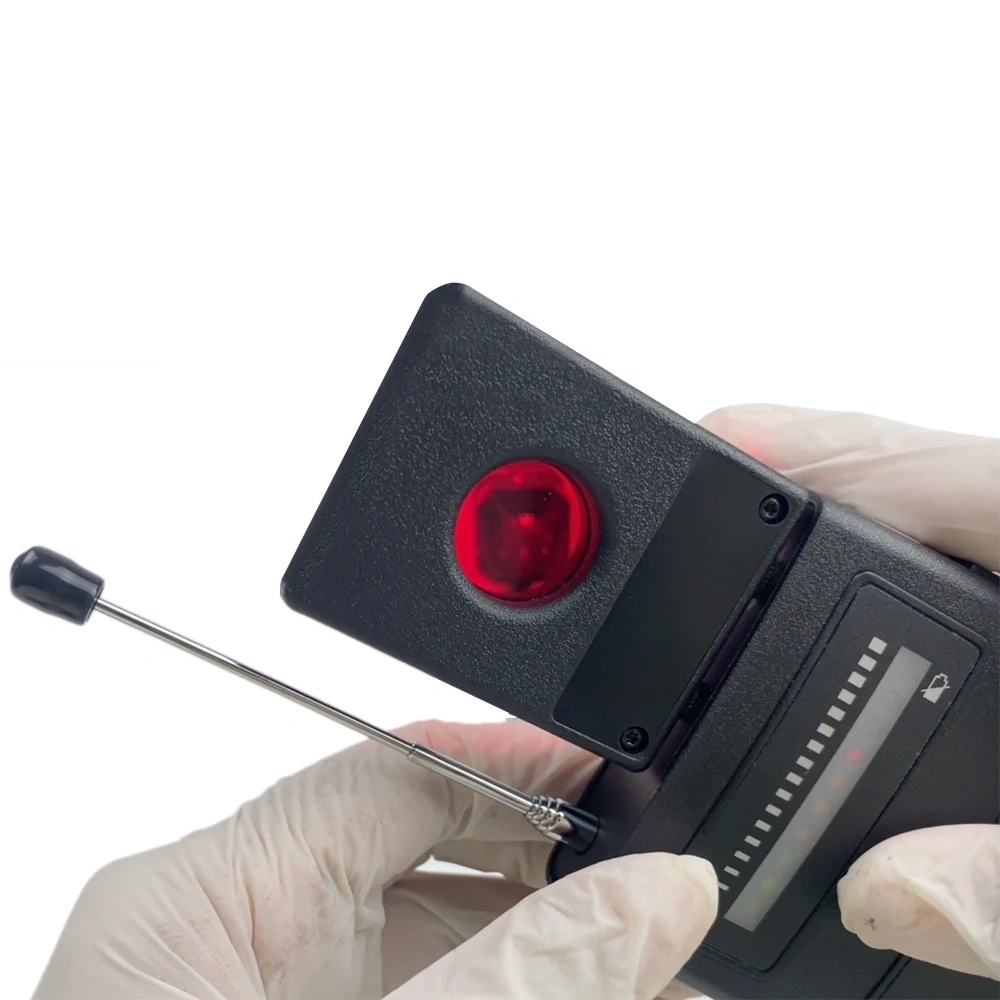 Professional RF Detector Vodasafe VS-8LNC+ 8 LED Indicator Vibration Alert Wireless Signal Finder 5G WiFi Camera