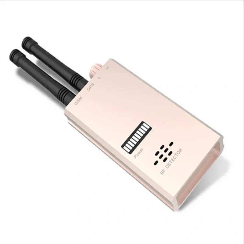 Wireless Signal Transmission Detector with GSM and GPS Dual Antenna for Counterintelligence with Voice Alarm, High Sensitivity