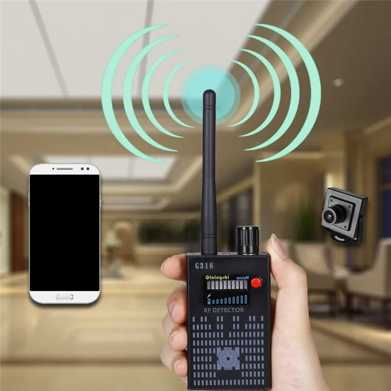 Vodasafe VS-318 Super DetectorSurveillance Detection Wireless Bug Car Tracker Finder