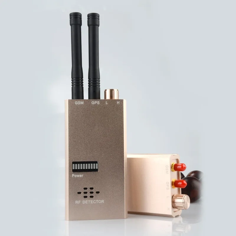 Wireless Signal Transmission Detector with GSM and GPS Dual Antenna for Counterintelligence with Voice Alarm, High Sensitivity