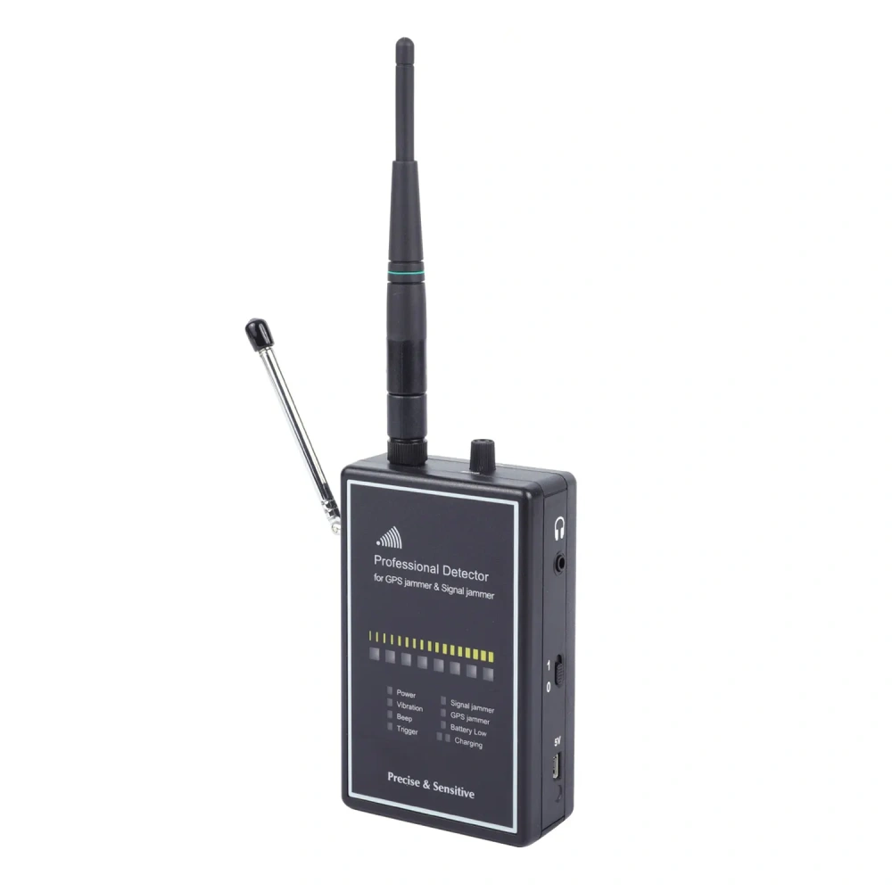 Vodasafe JD100 Handheld GPS Cellphone Signal Detector Wideband Detection 8-LED Indication Noise Filter Instant Trigger
