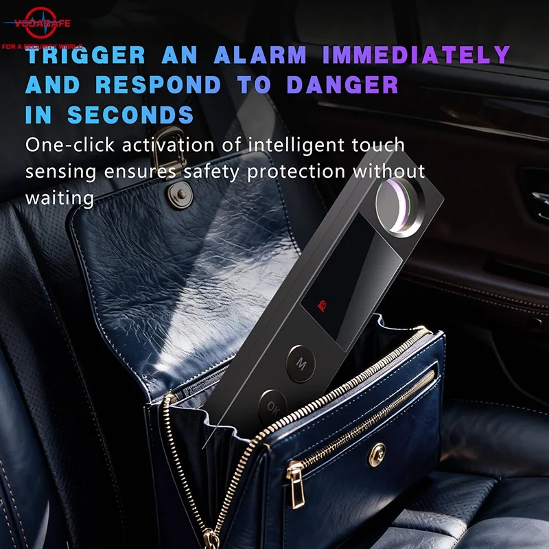 K15 Anti Spy Detector Hidden Camera Detector GPS Tracker RF Signal Detector Bug Detector for Hotel Travel Office Privacy Protect