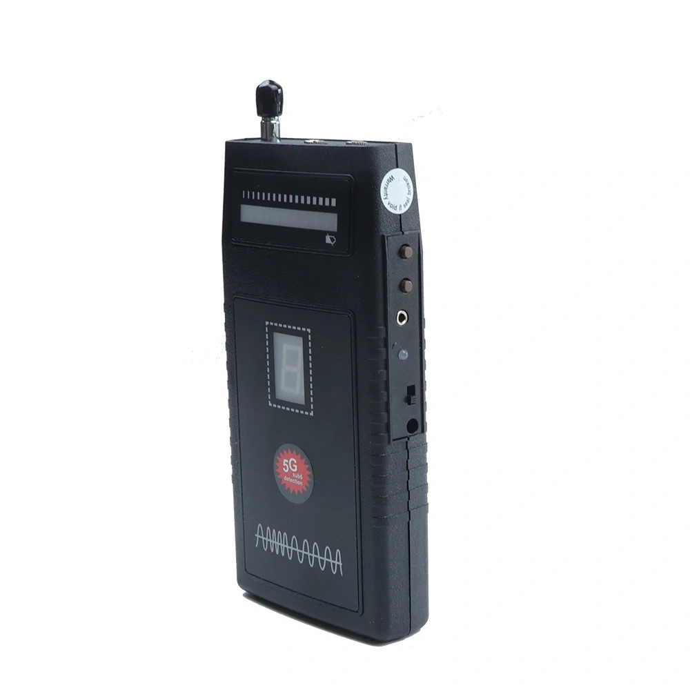 Professional RF Detector Vodasafe VS-8LNC+ 8 LED Indicator Vibration Alert Wireless Signal Finder 5G WiFi Camera