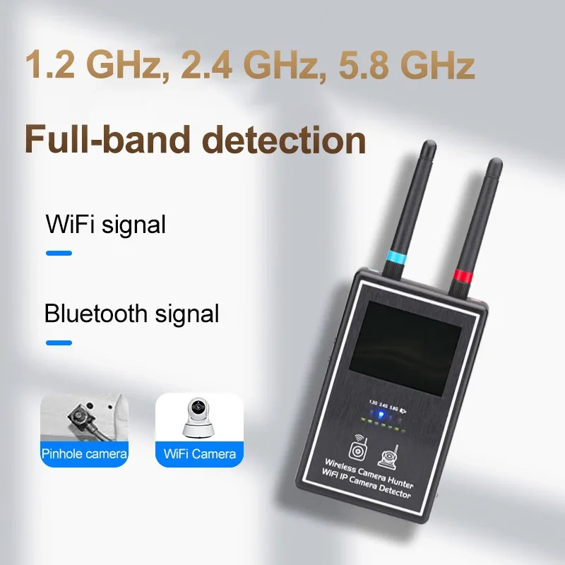Vodasafe 3-Band High Sensitivity VS-124 Mini Wireless WiFi Camera Detector Scanner