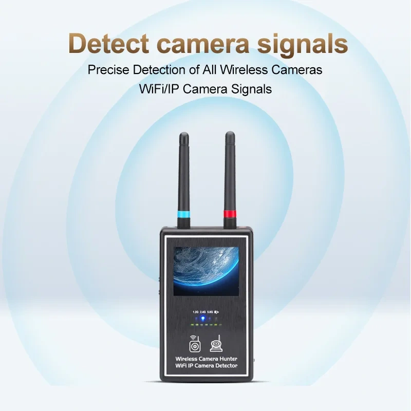 Vodasafe 3-Band High Sensitivity VS-124 Mini Wireless WiFi Camera Detector Scanner