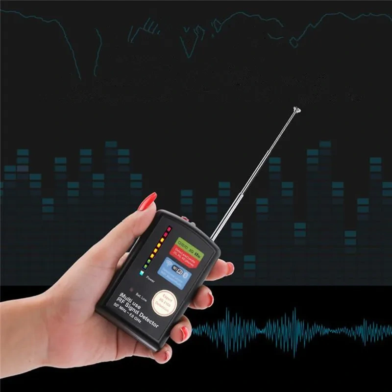 RF Signal Detector Wideband Digital Amplification Multi-function Vodasafe VS066NG Privacy and Security Detection Tool