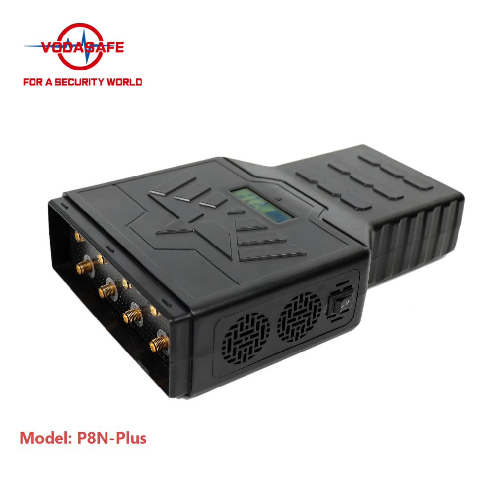 High-Power Sz Vodasafe P8n-Plus Handheld 8-Band Signal Jammer with GPS Blocking Function Handheld RF Signal Jammer