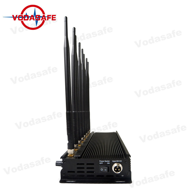 Sz Vodasafe 8-Band 3G/4G RF Signal Jammer 3.5kg Gross Weight Cellular Blocker Blocks 2g/3G/4G/WiFi/GPS/VHF/UHF