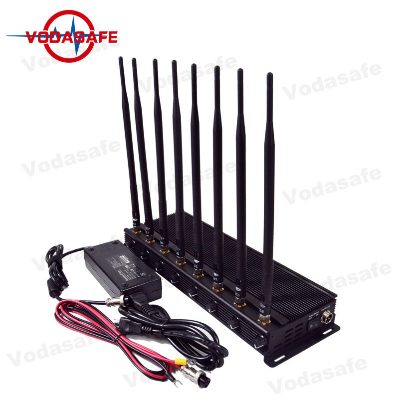 Sz Vodasafe 8-Band 3G/4G RF Signal Jammer 3.5kg Gross Weight Cellular Blocker Blocks 2g/3G/4G/WiFi/GPS/VHF/UHF