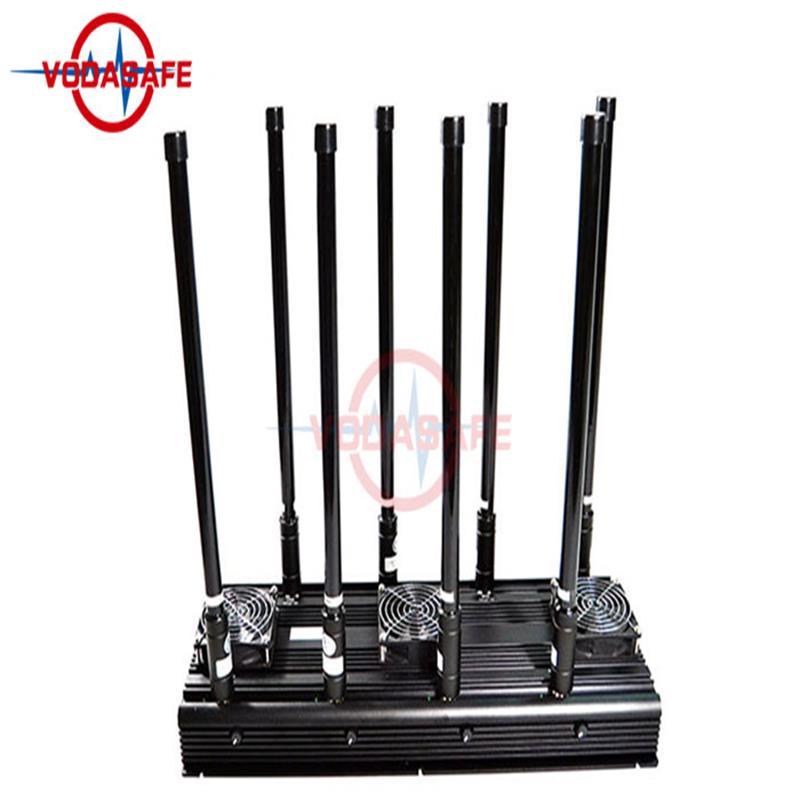 150W Output Stationary 8 Antennas Jammer for Cell/Wi-Fi/GPS/Bluetooth 50-150m Coverage High Gain Antenna Sz Vodasafe VHF UHF Jammer