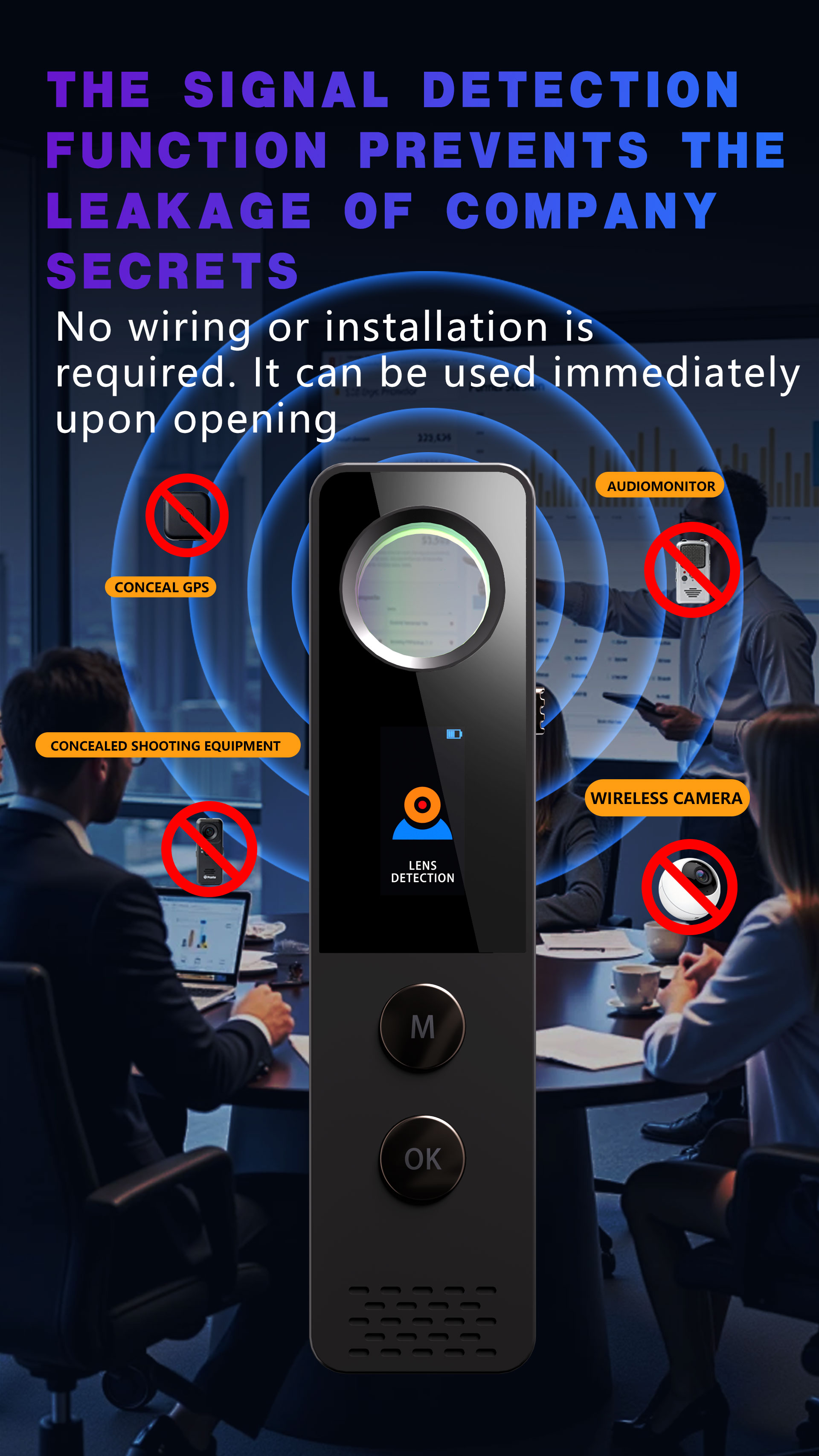 surveillance camera detector vs-s55 from vodasafe