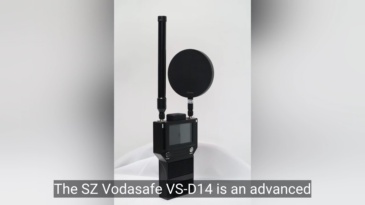 Well-Protected Tiny Handheld Drone Detector Working Distacne 2km Warning Sensitivity