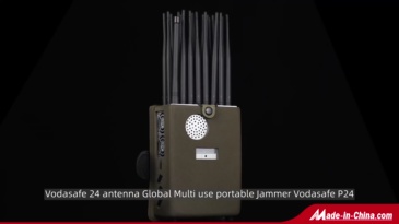 High-Output Sz Vodasafe P24 24-Antenna 5g Cellphone Signal Jammer 24W Total Power Portable Mobile Signal Jammer