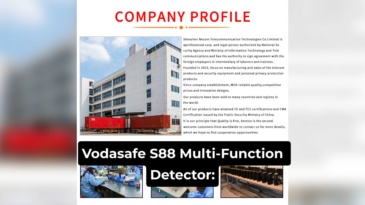 SZ Vodasafe VS-S88 Multi-Function Anti-Spy Detector