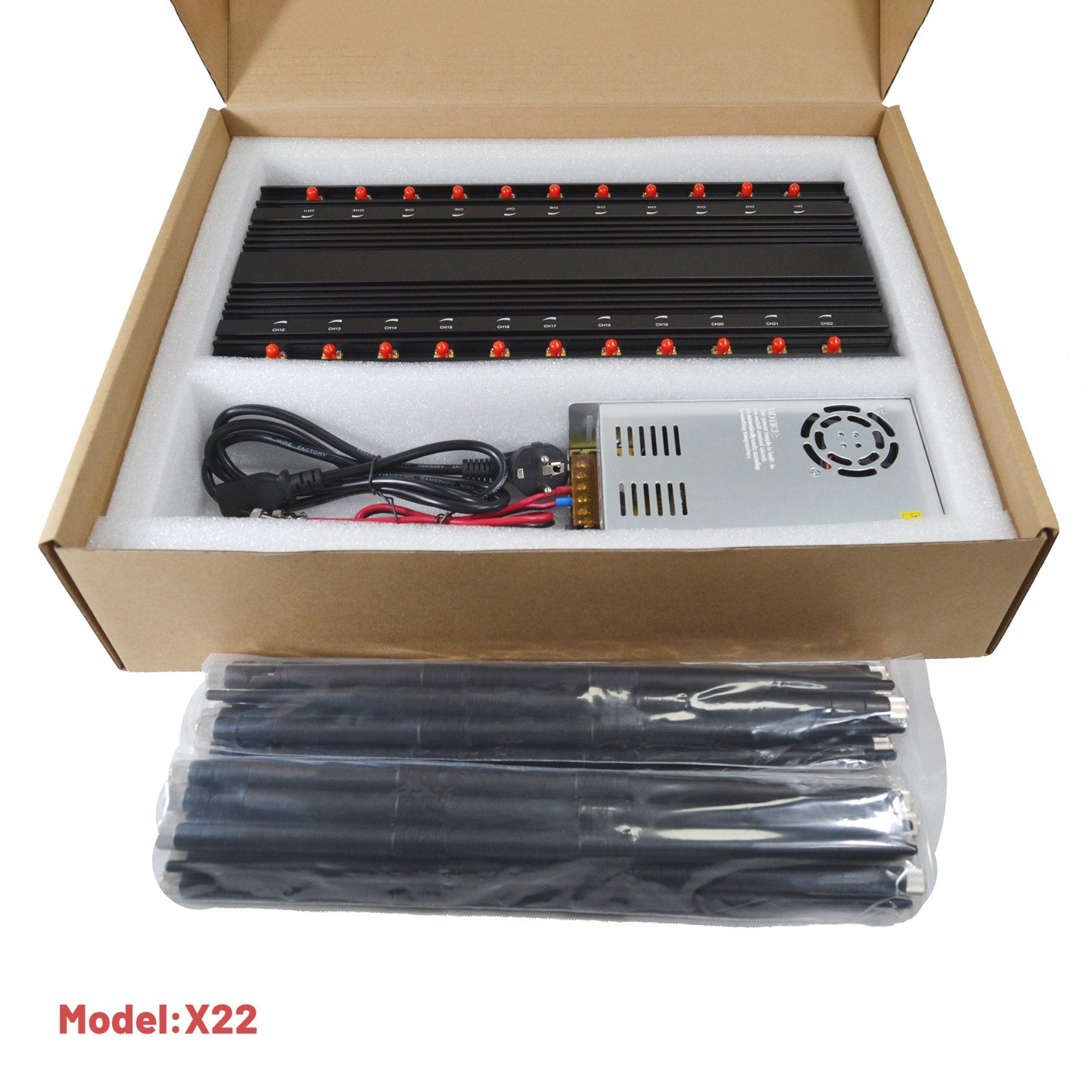 Desktop jammer for WiFi/Bluetooth Vodasafe X22