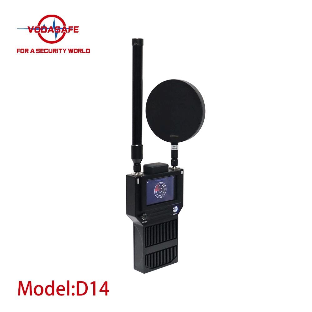 Well-Protected Tiny Handheld Drone Detector Working Distacne 2km Warning Sensitivity