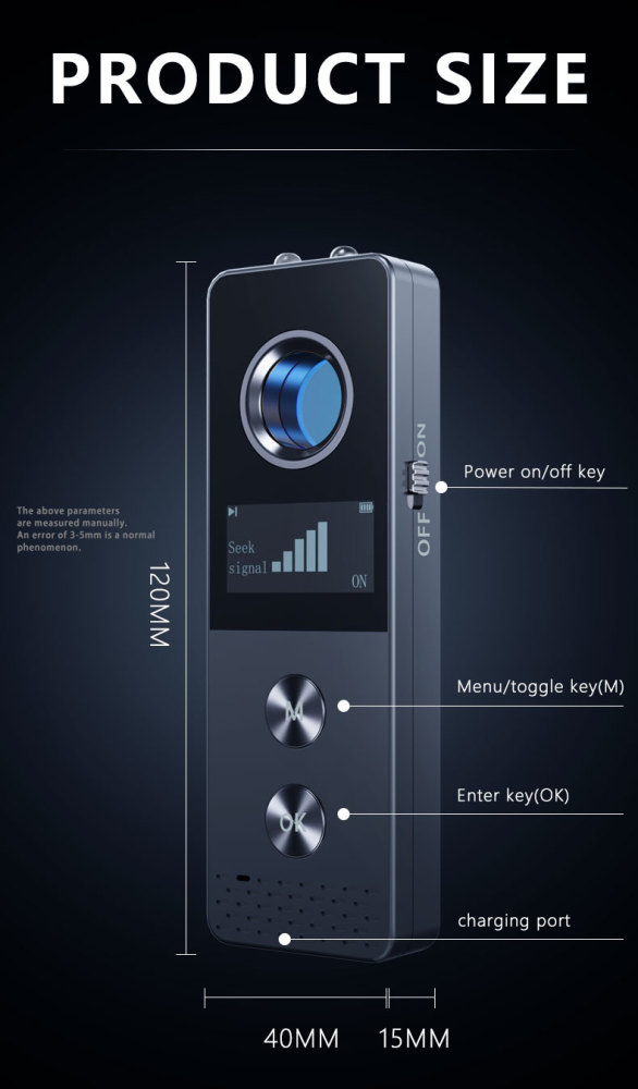 SZ Vodasafe VS-S88 Multi-Function Anti-Spy Detector