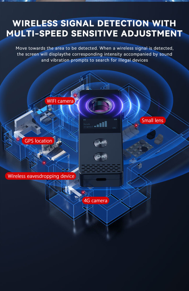 SZ Vodasafe VS-S88 Multi-Function Anti-Spy Detector