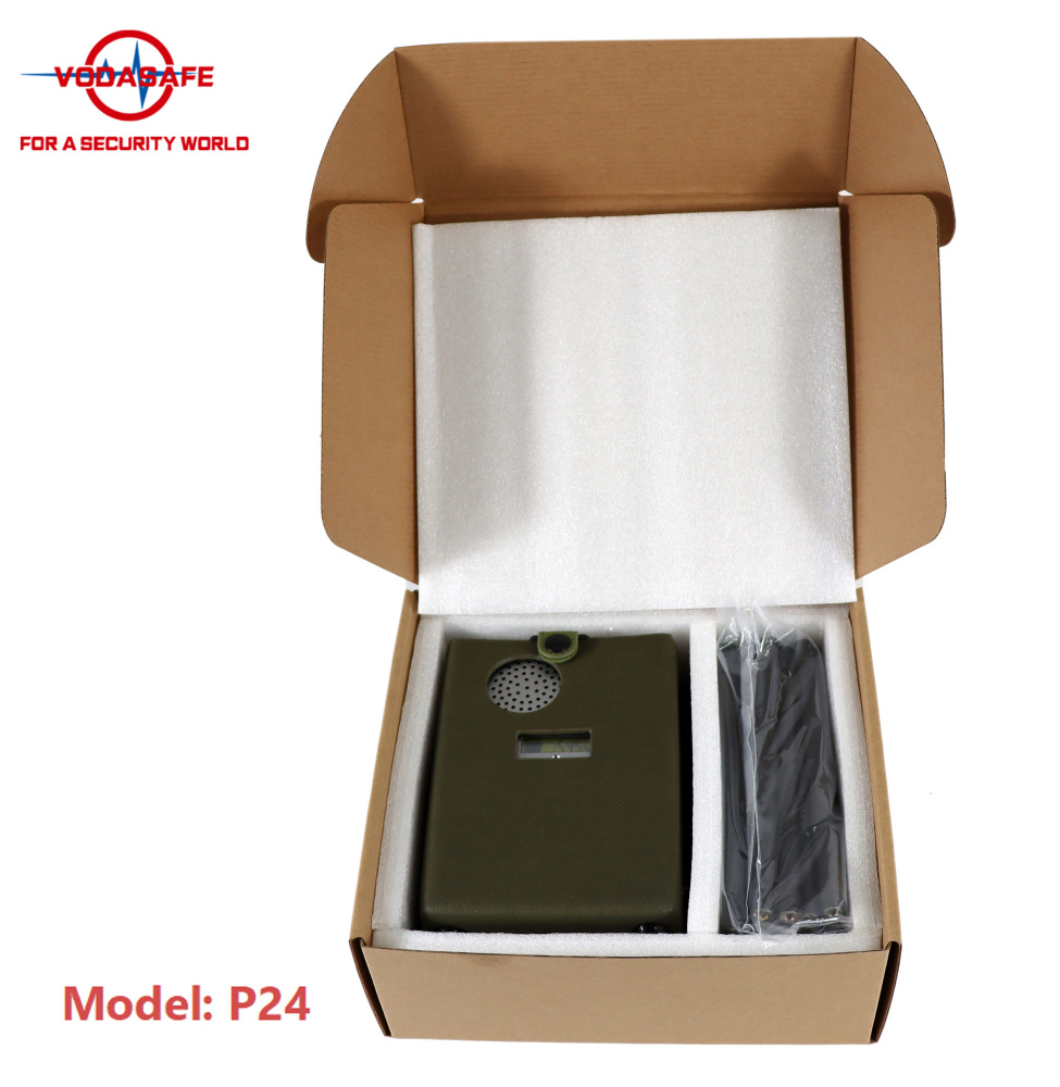 High-Output Sz Vodasafe P24 24-Antenna 5g Cellphone Signal Jammer 24W Total Power Portable Mobile Signal Jammer