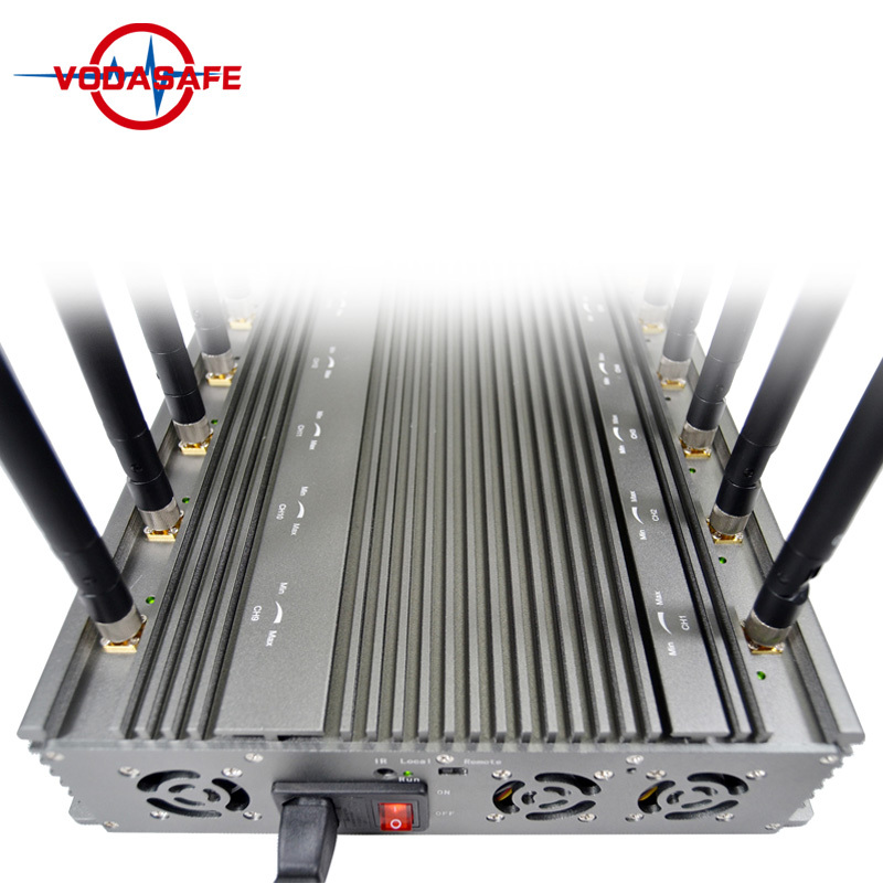 Multi-Use 16 Antennas Signal Jammer for 2g 3G 4G 5g Wif GPS RC15/433/868 with up to 70m Range Cell Phone Signal Jammer