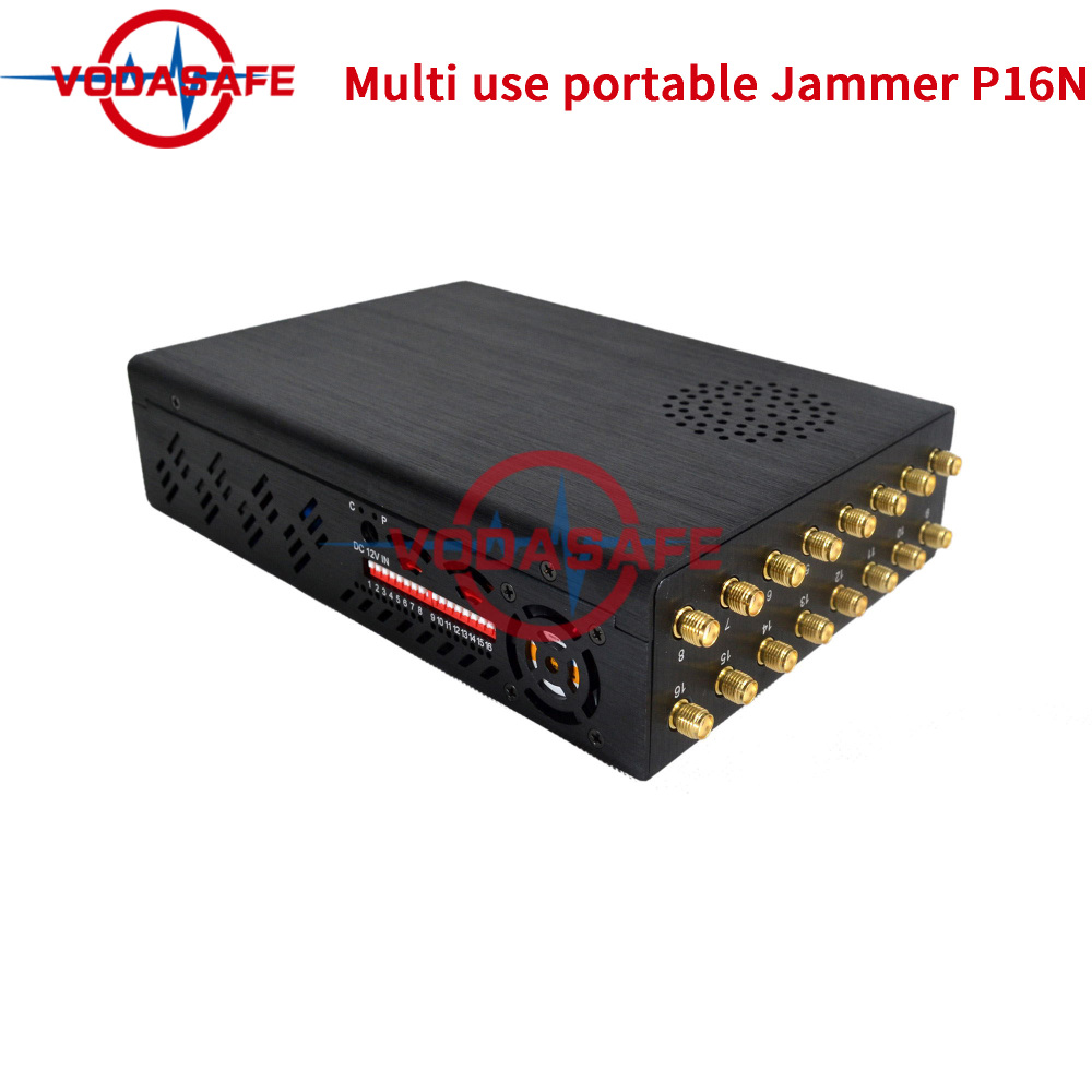High-Power Sz Vodasafe Portable Signal Jammer Advanced 16-Band Handheld Wireless Blocker