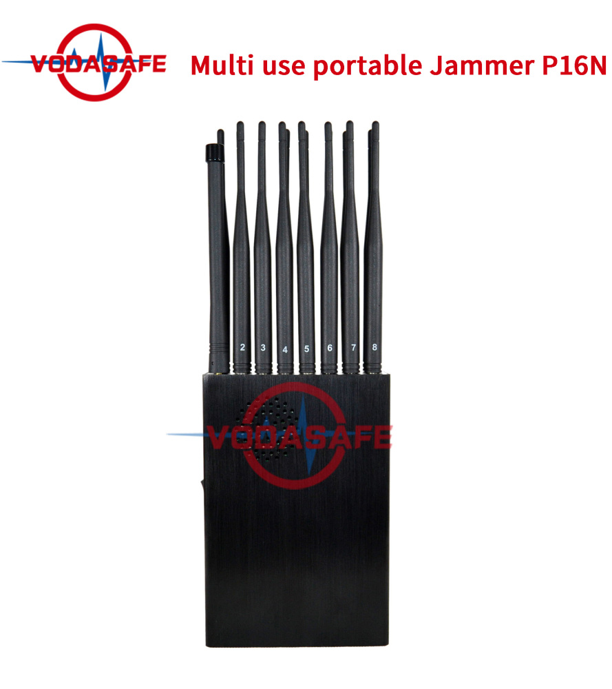 High-Power Sz Vodasafe Portable Signal Jammer Advanced 16-Band Handheld Wireless Blocker