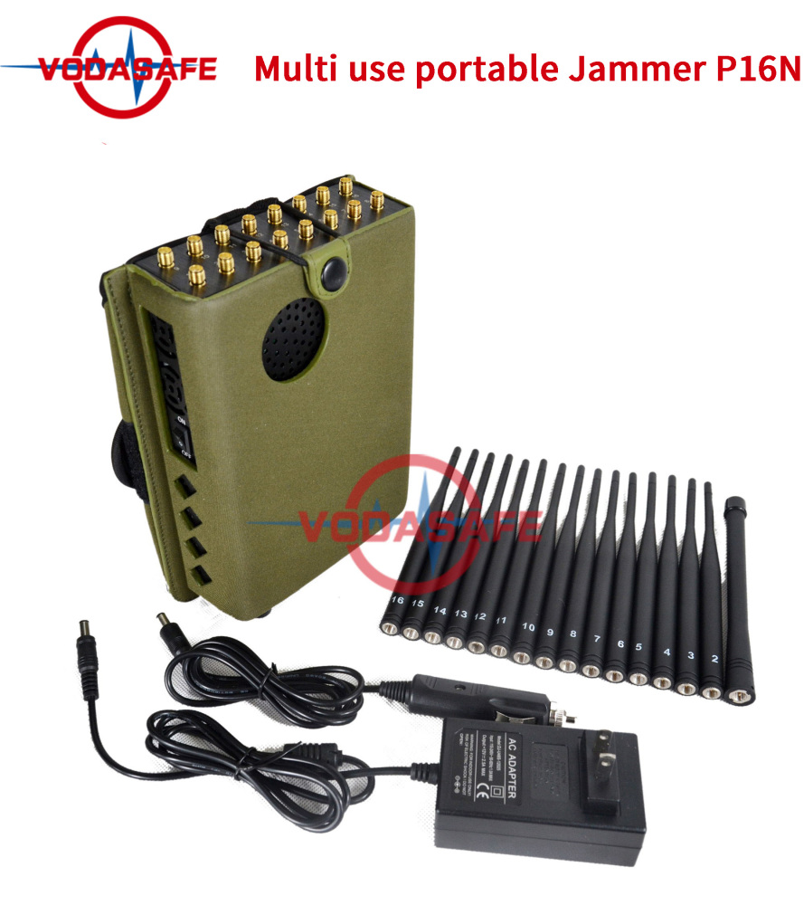 High-Power Sz Vodasafe Portable Signal Jammer Advanced 16-Band Handheld Wireless Blocker