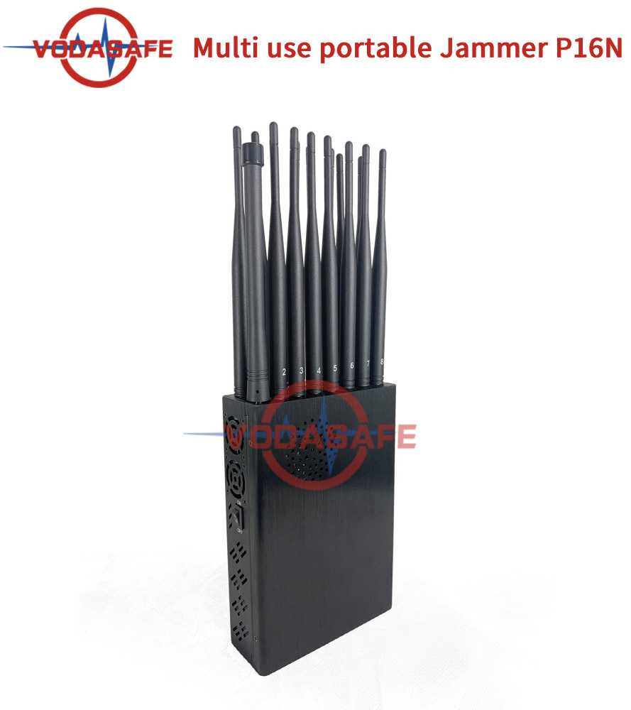 High-Power Sz Vodasafe Portable Signal Jammer Advanced 16-Band Handheld Wireless Blocker