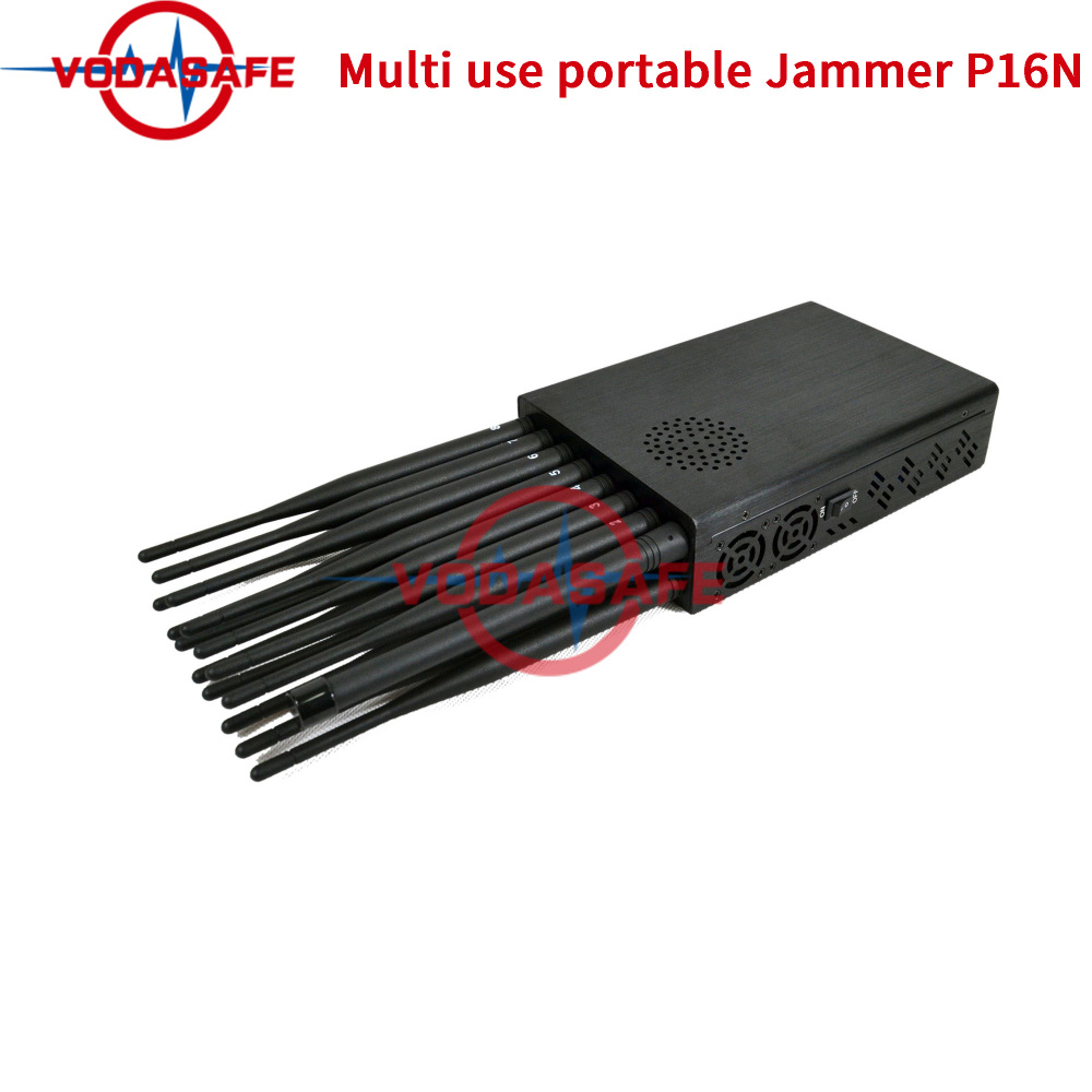 High-Power Sz Vodasafe Portable Signal Jammer Advanced 16-Band Handheld Wireless Blocker