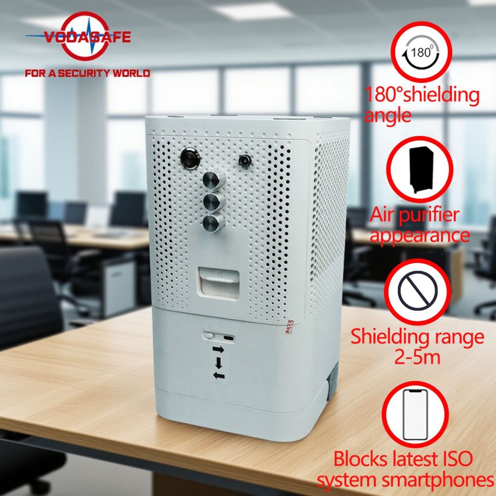 3-Side Signal AC 100-240V Anti Recording Blocker Sz Vodasafe Aj120 Desktop Audio Jammer