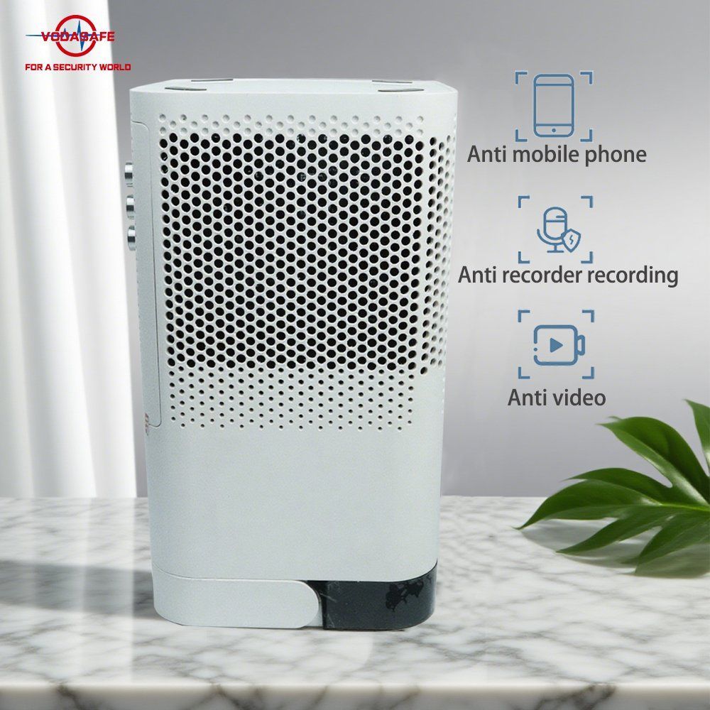 3-Side Signal AC 100-240V Anti Recording Blocker Sz Vodasafe Aj120 Desktop Audio Jammer