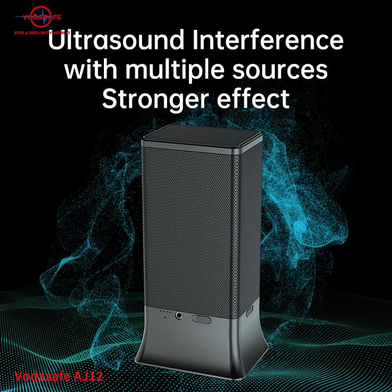 Vodasafe Aj12 Anti-Recording Blocker 360° Protection Against Spy Pens Hidden Cameras Phone Recording Audio Jammer